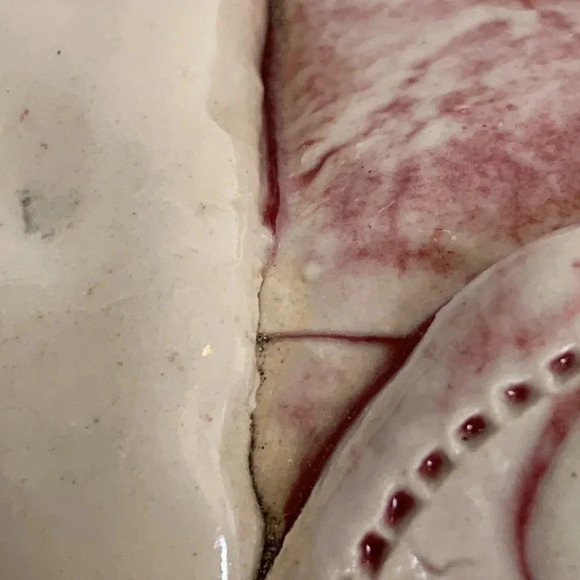 Fayezart Signed Northwest Studio Art Pottery Sneaker Converse Shoe Red - Picture 16 of 16